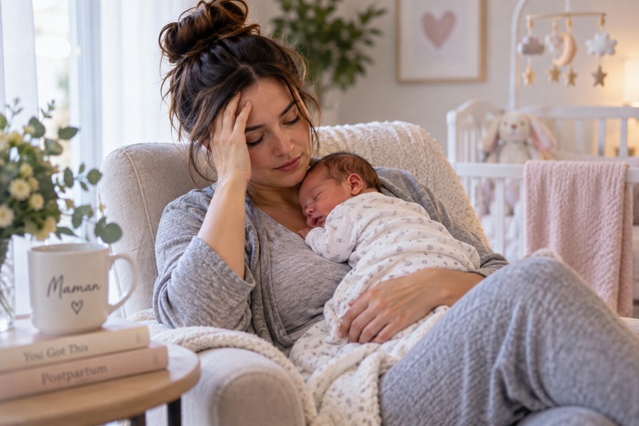 Baby blues et fatigue : l’importance d’être bien entourée après l’accouchement - Orépit Postnatal
